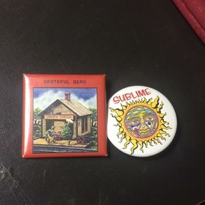 Grateful Dead & Sublime pins